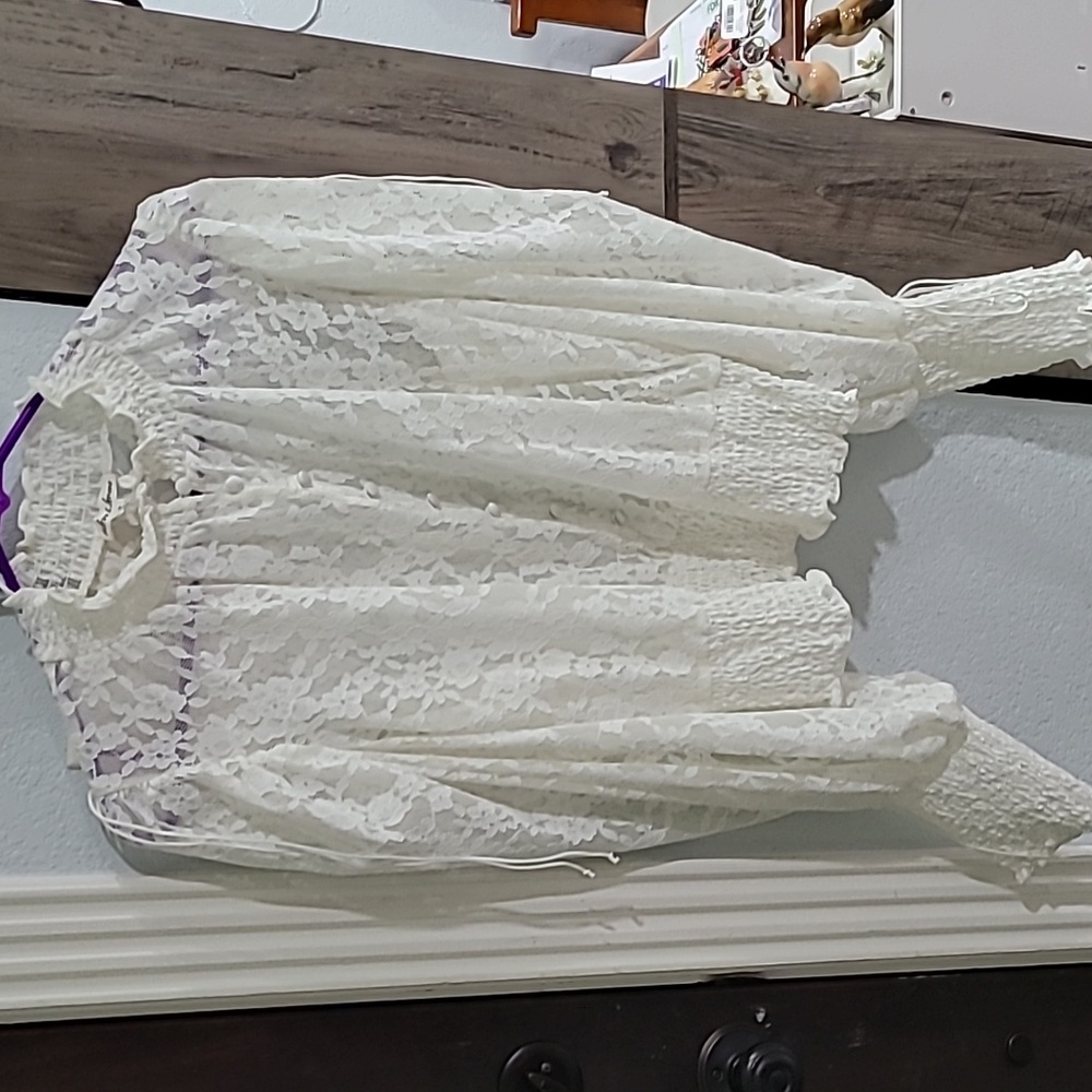 For Love and Lemons lace blouse